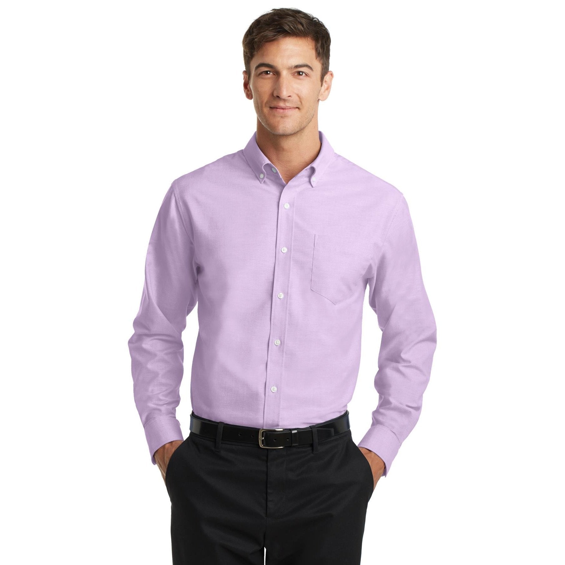 Port Authority-Port Authority® SuperPro™ Oxford Shirt. S658-MedTech-6